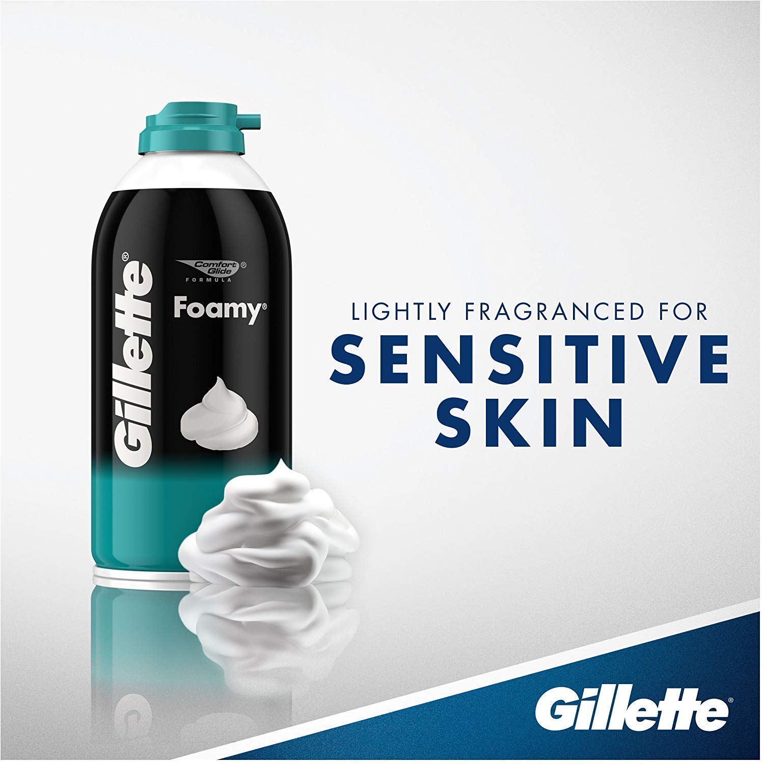 Gillette Foamy Sensitive Sensible Shave Foam