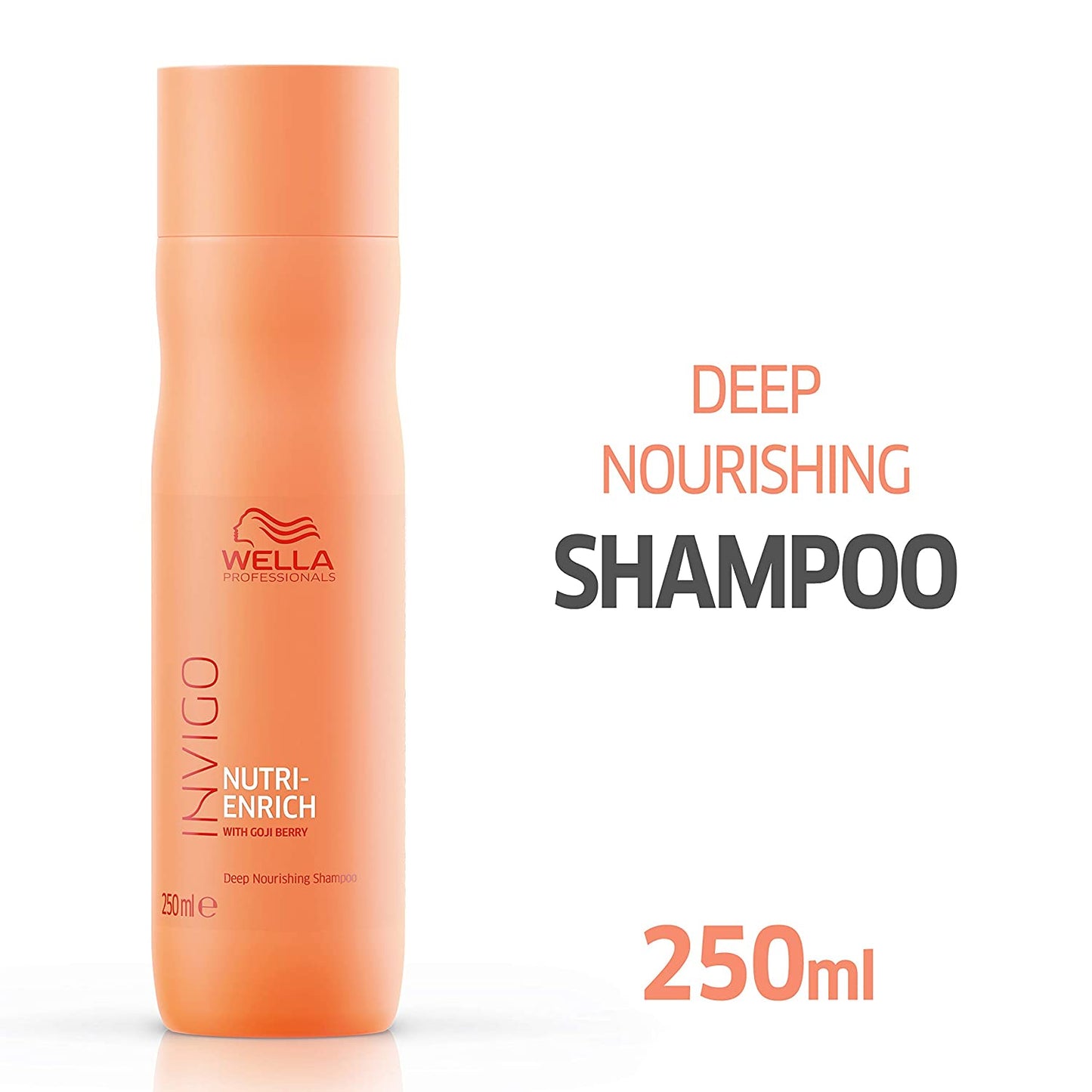 Champú nutritivo profundo INVIGO Nutri Enrich de Wella Professionals, 250 ml, y acondicionador, 200 ml, dúo para cabello seco y dañado