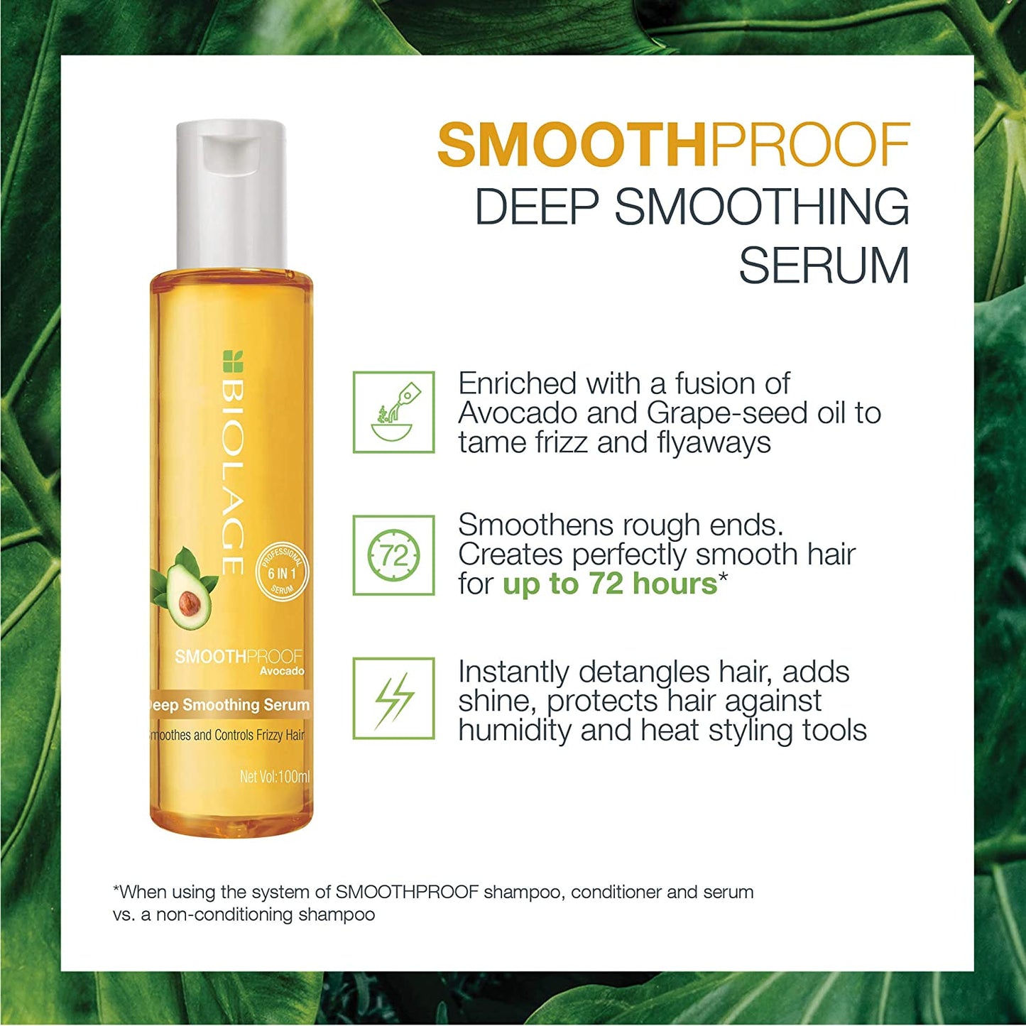 Biolage Smoothproof Deep Smoothing 6-in-1 Professional Hair Serum  