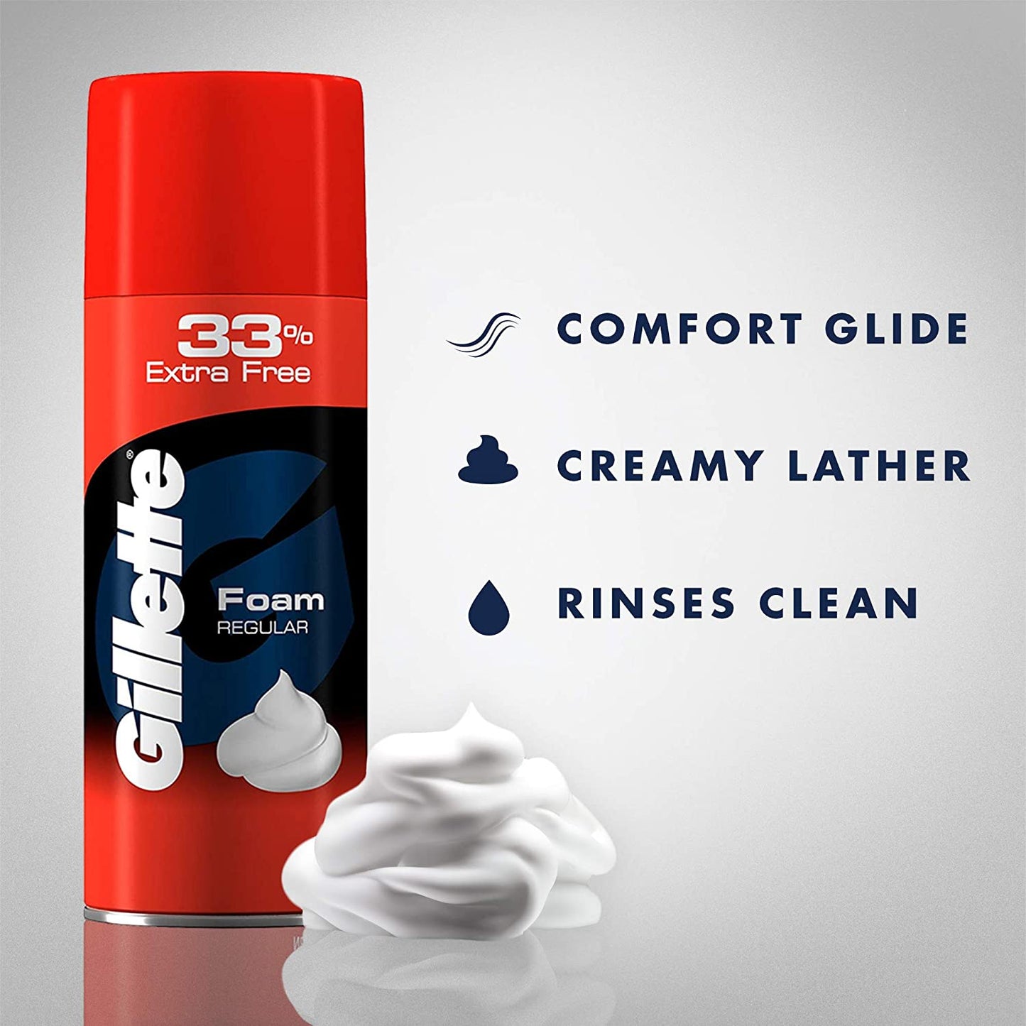 Gillette Regular Shaving Foam 418 g