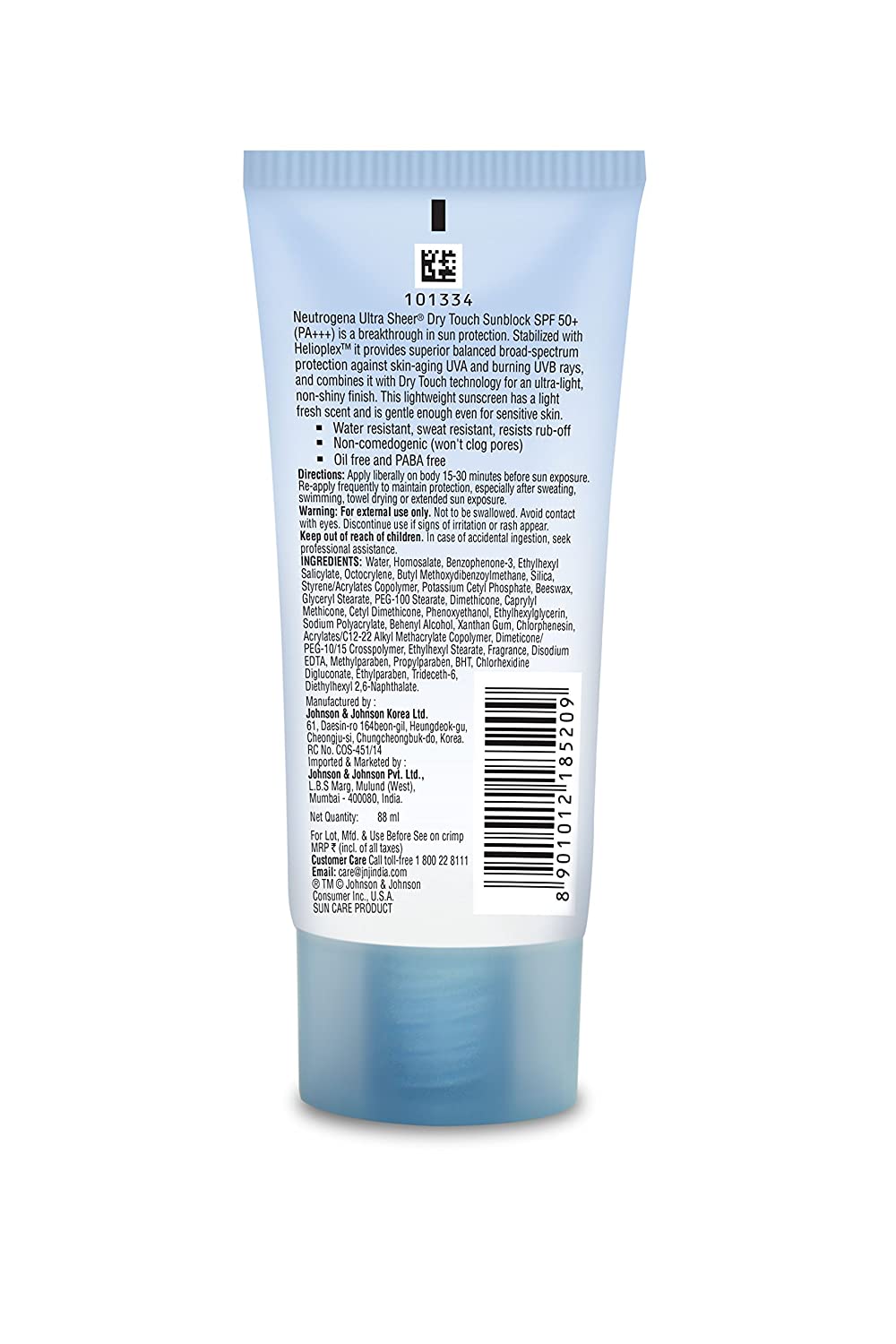 Neutrogena Ultra Sheer Dry Touch Sunblock SPF 50+ 