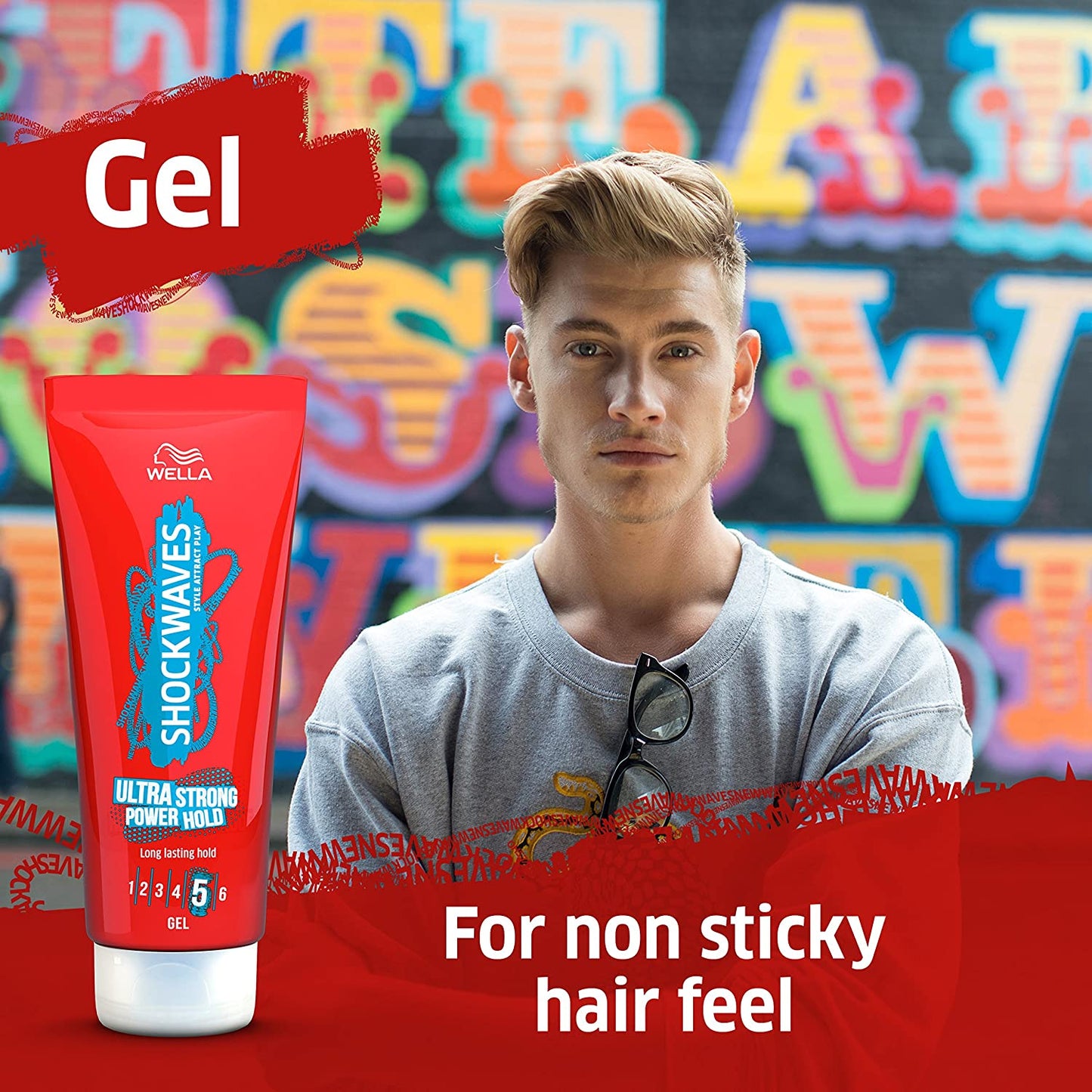 Wella Shockwaves Styling Gel Ultra Strong