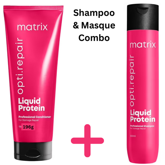 Matrix opti.repair Liquid Protein Shampoo 350ml & Conditioner 196g