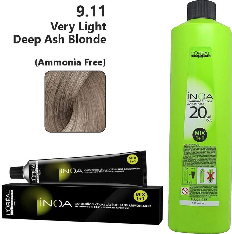 Inoa 9.11 Very Light Deep Ash Blonde