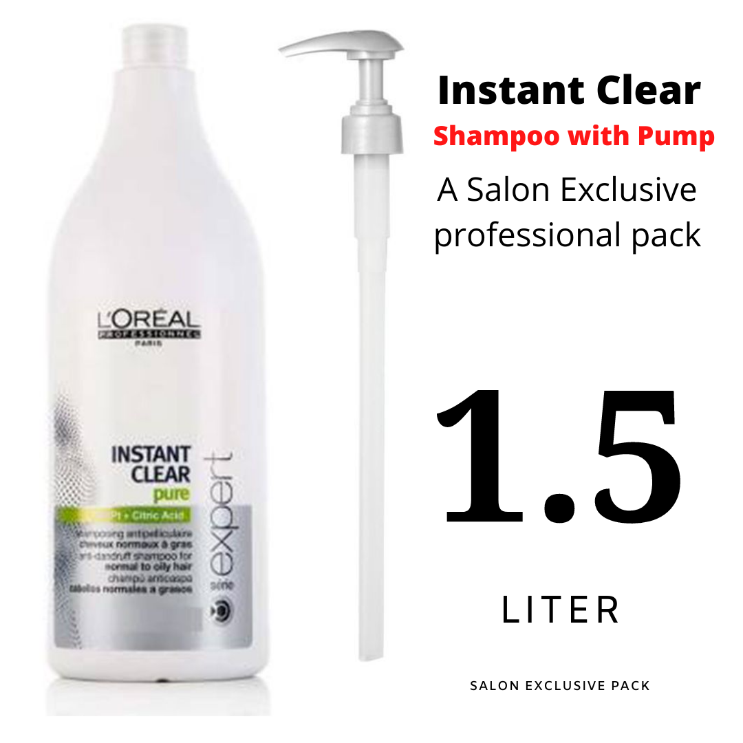 L'Oreal Professionnel Instant Clear Shampoo with pump 1.5 L
