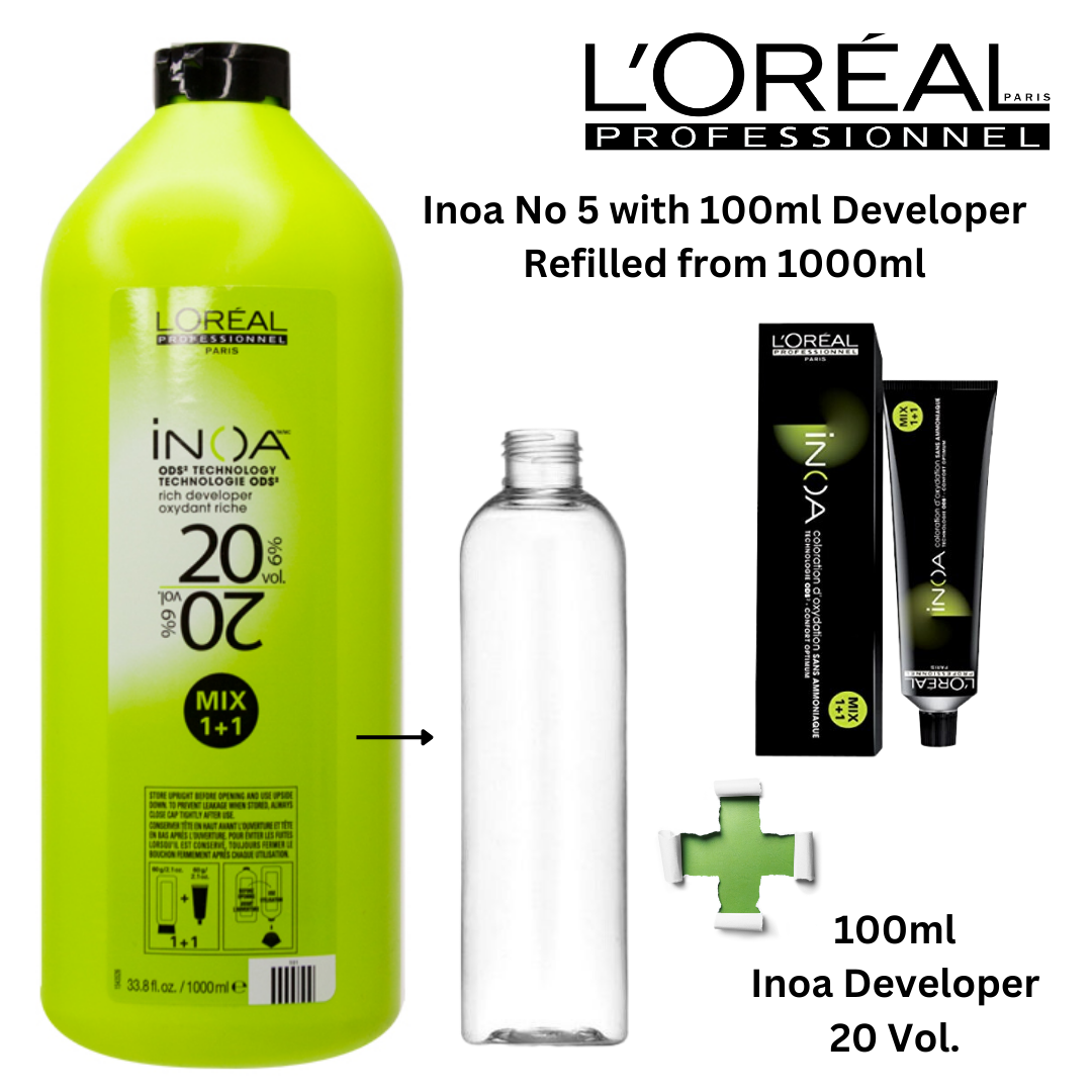 Inoa hair colour no 3 dark brown 60 gm 1 pc developer 20 vol 1000 ml   Amazonin Beauty