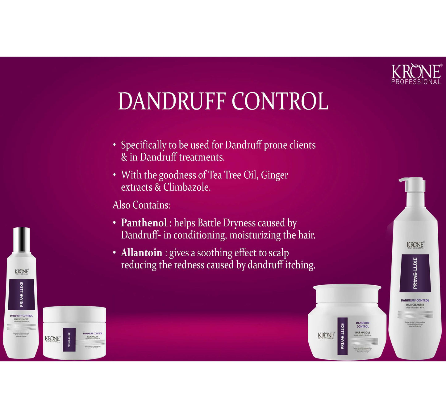 Krone Professional Dandruff Control Kit