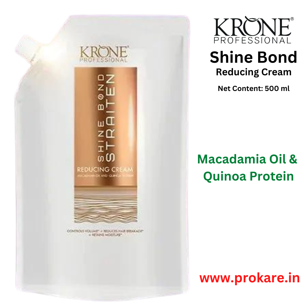 Krone Professional Shine Bond Straigening Cream & Neutralizer Combo