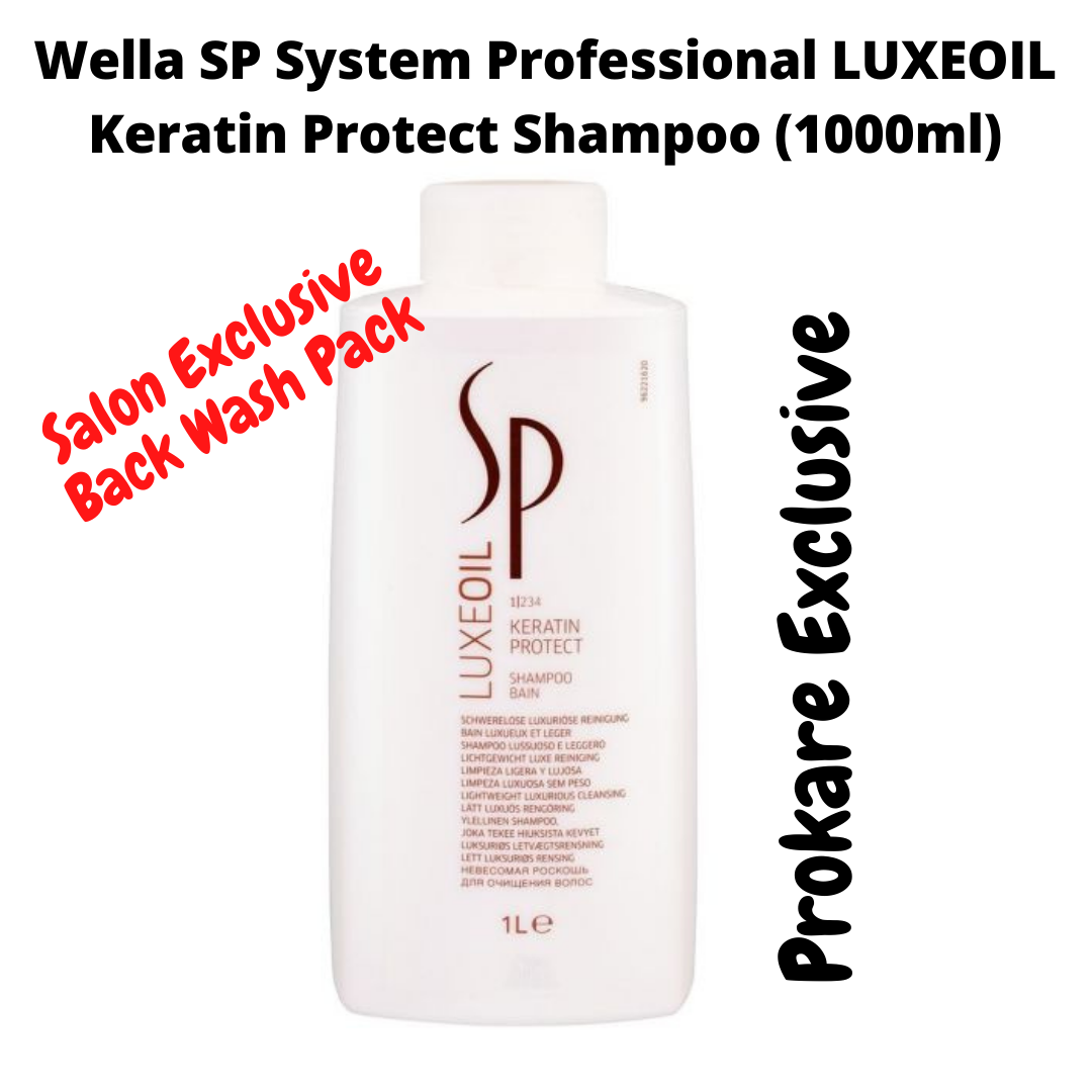 Wella System Professional Keratin protect shampoo 1000ml