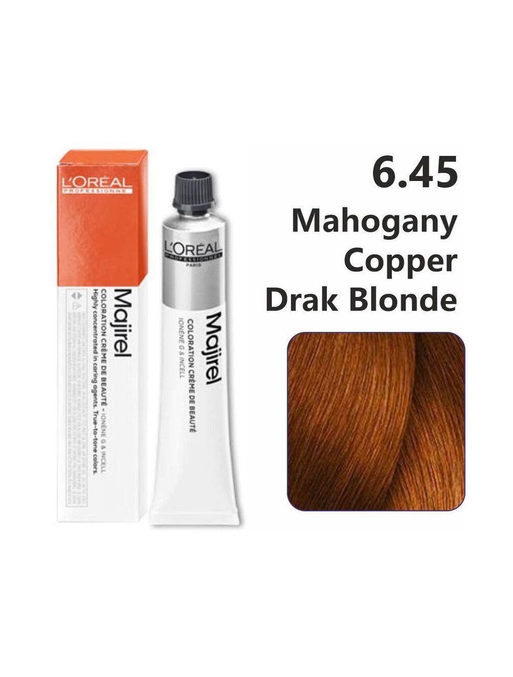 Majirel by Loreal Shade No 6.45