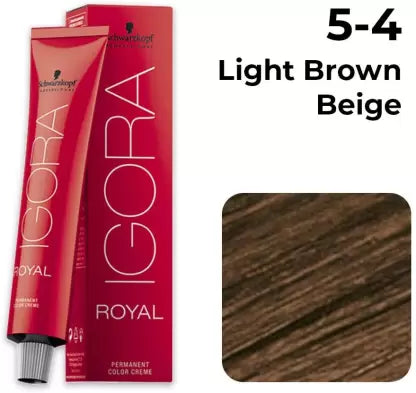 Schwarzkopf - Igora Royal Permanent Hair Color  5-4
