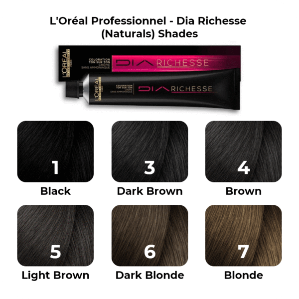 Loreal Dia Richesse Color Chart