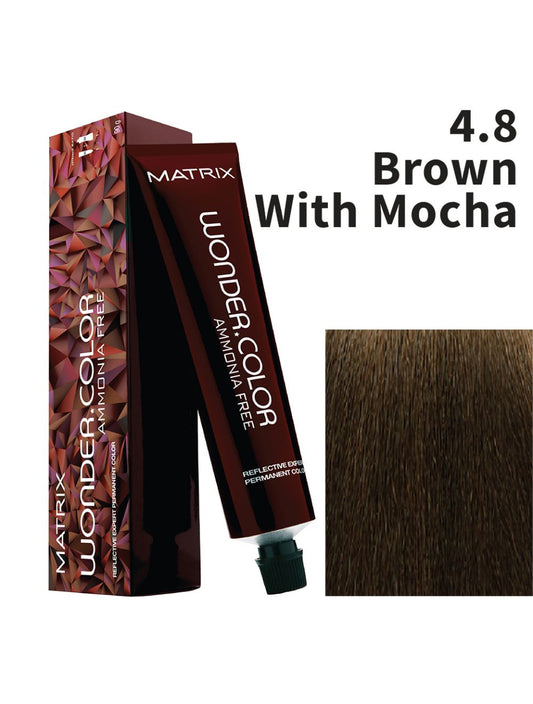 Matrix Wonder*Color Ammonia Free - 4.8 (Brown with Mocha)