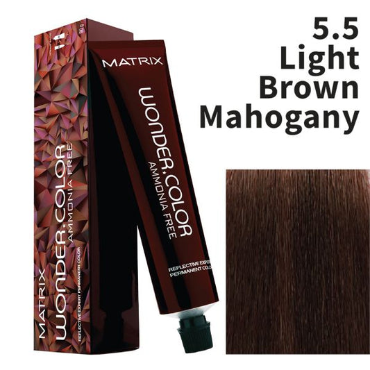 Matrix Wonder*Color Ammonia Free - 5.5 (Light Brown With Mahogany)