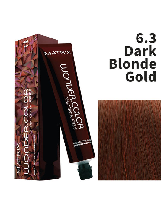 Matrix Wonder*Color Ammonia Free - 6.3 (Dark Blonde With Gold)