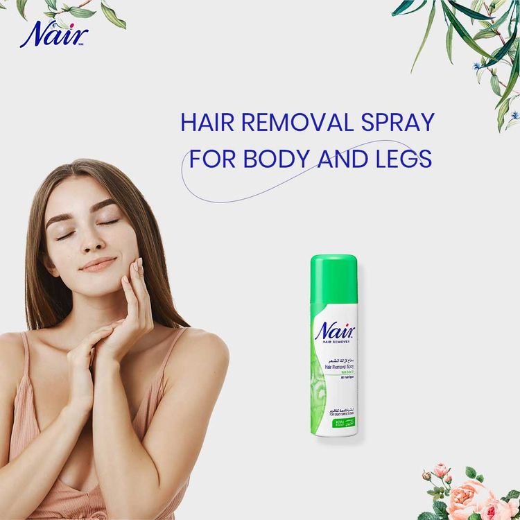Nair "Great Britain"- Hair Remover "Kiwi Extract" Spray 200 ML