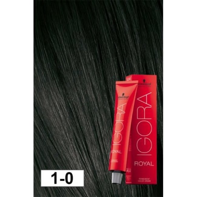 Schwarzkopf - Igora Royal Permanent Hair Color 1-0