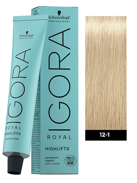 Schwarzkopf - Igora Royal Permanent Highlight Hair Color 12-1